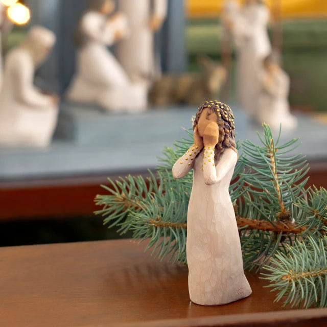 Willow Tree® Littlest Christmas Angel — alternate view