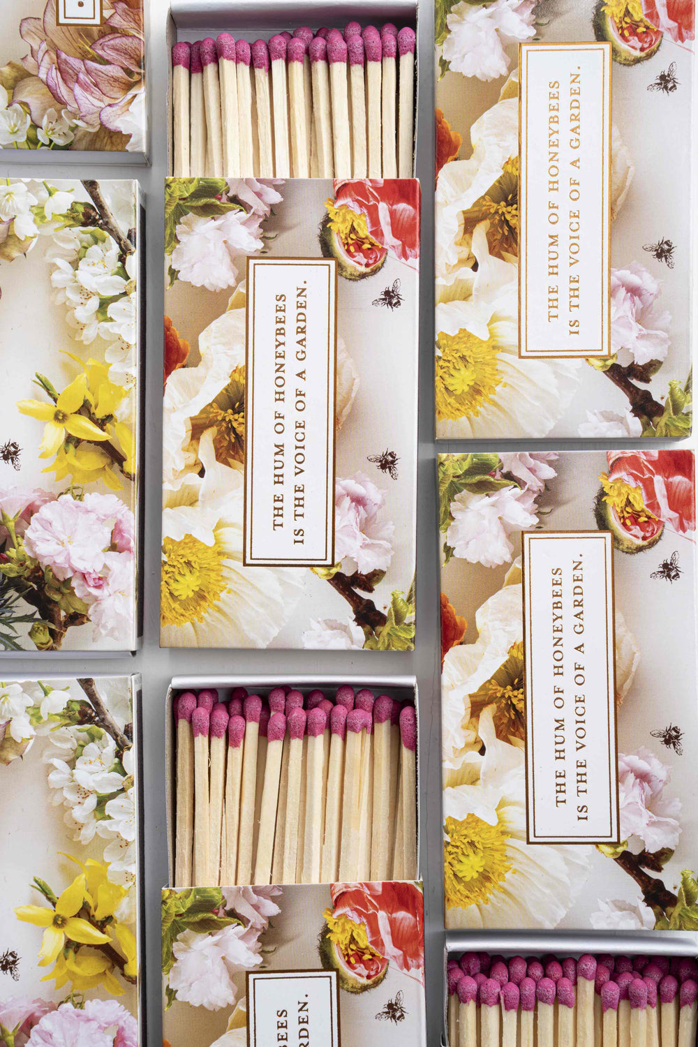 Savannah Bee Floral Matchbox