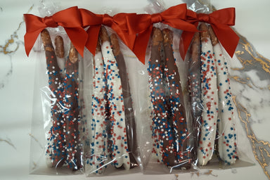 Americana Pretzel Sticks, 4 Bags of 4 Pretzels - Bear Creek Candy Kitchen