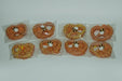 Bee Hand Decorated Pretzel Rounds, Set of 8 - Bear Creek Candy Kitchen