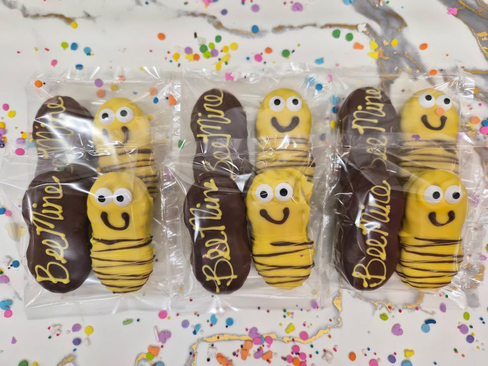 Bee Nutter Butter's, hand decorated set of 12 - Bear Creek Candy Kitchen
