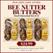 Bee Nutter Butters, Hand Decorated Set of 12 — Bear Creek Candy Kitchen product graphic; original product and packaging preserved
