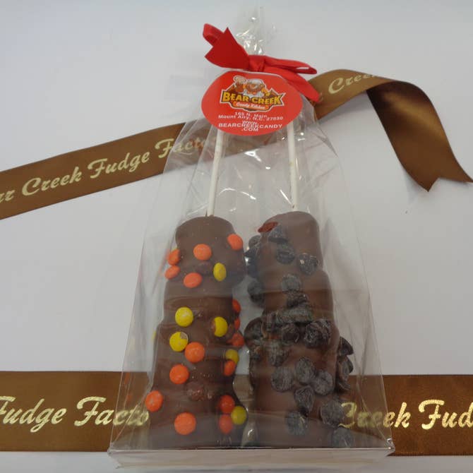 ✨Chocolate Dipped Marshmallows🍫 (Reese's & Chips Set of 3 Bags with 2 Marshmallows each) - Bear Creek Candy Kitchen