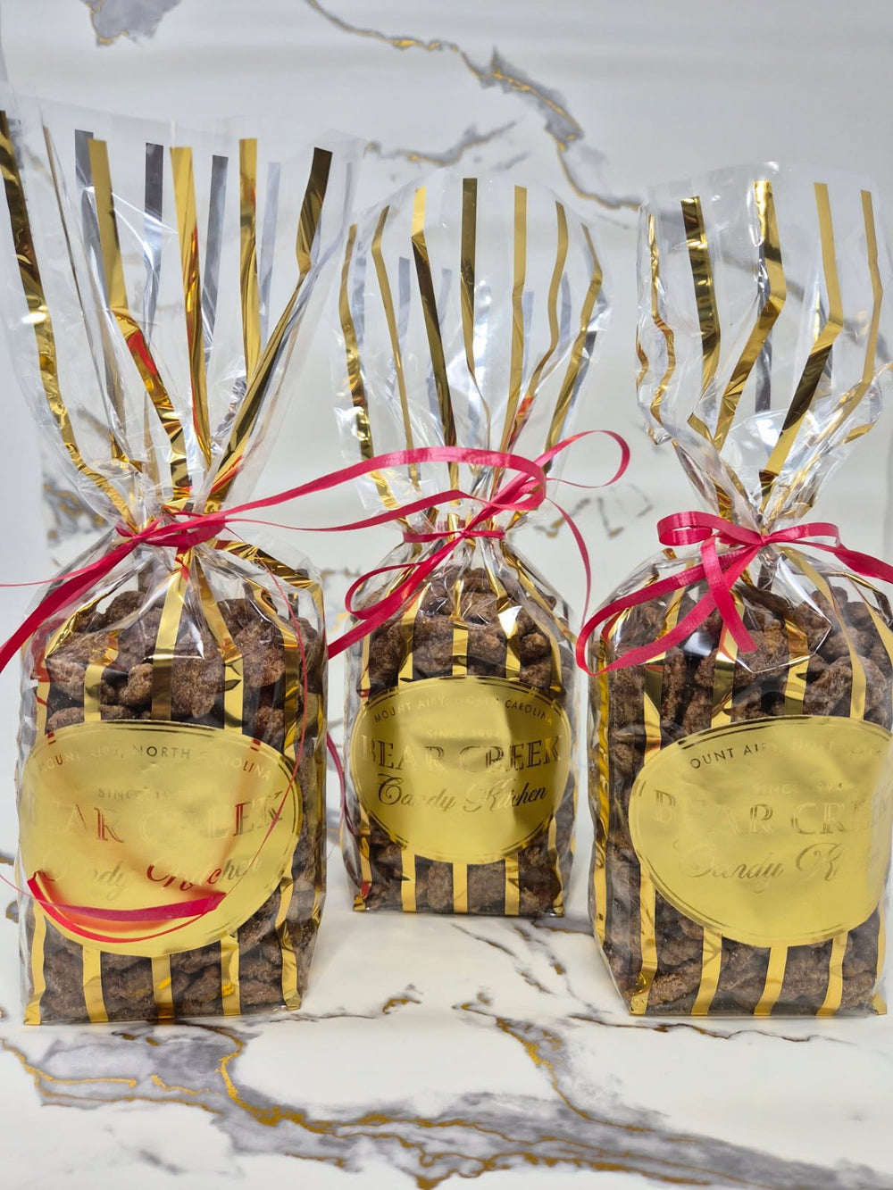 Cinnamon Roasted Pecans (1 pound bag) - Bear Creek Candy Kitchen