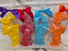 Colored Easter Chocolate Bunnies Set of 4 Large Bunnies - Bear Creek Candy Kitchen