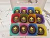 Cross Yellow on Oreo's Hand Decorated box of 24 - Bear Creek Candy Kitchen