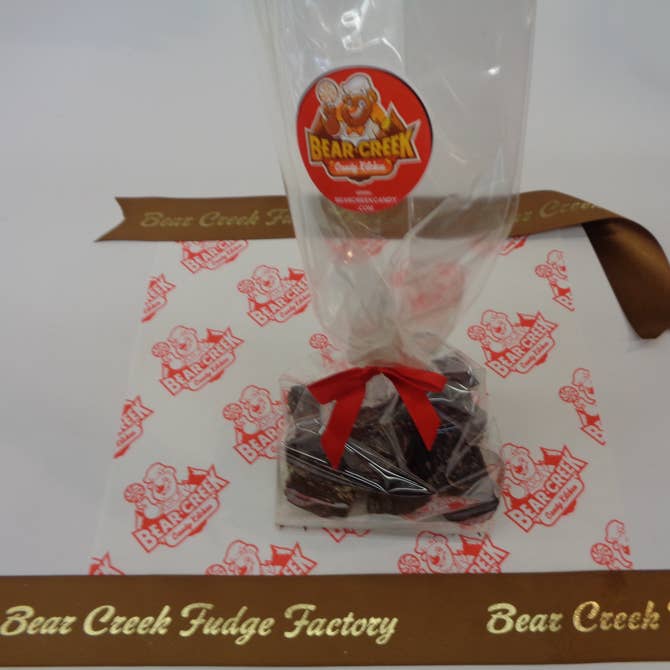 Dark Chocolate Vanilla Caramels — 1 lb Bag - Bear Creek Candy Kitchen
