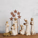 Willow Tree® Nativity Starter Figures plus The Three Wisemen and Metal Stars, 10-piece Set