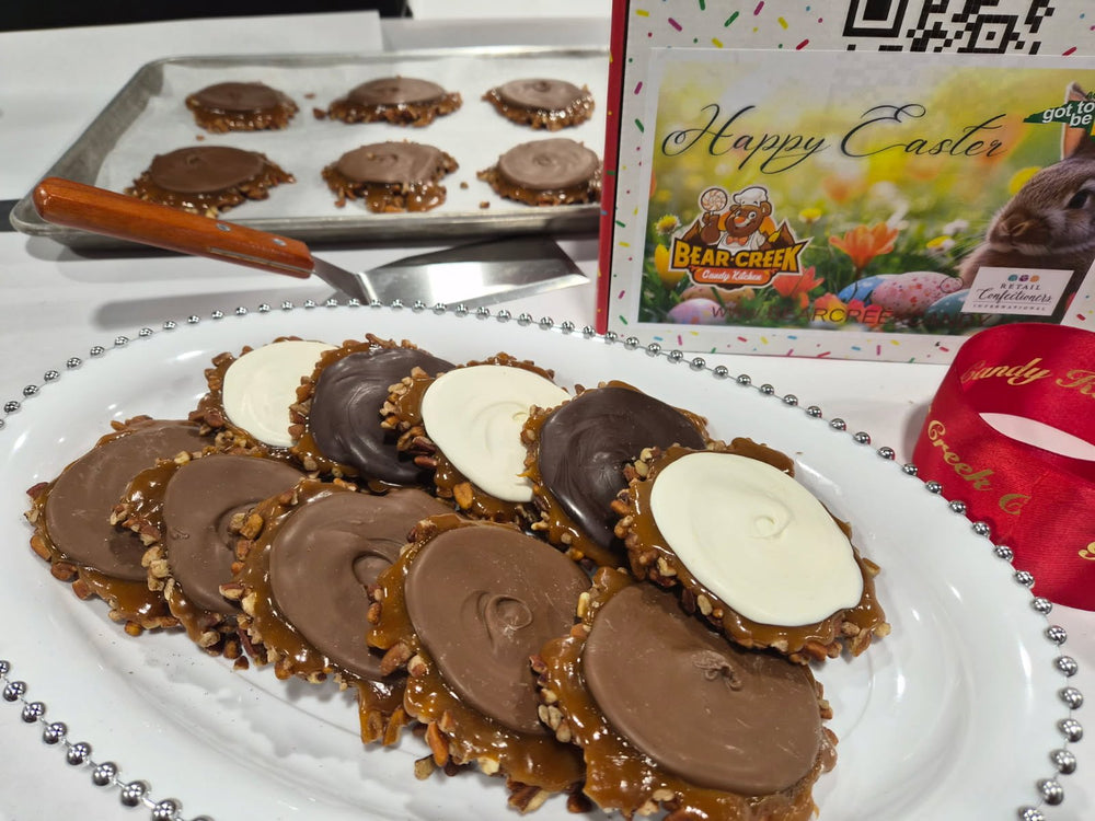 Easter Mixed Chocolate Bear Paws — Box of 10 or 18 - Bear Creek Candy Kitchen