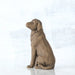 Willow Tree® Brown wooden dog sitting figurine