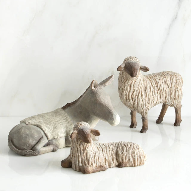 Willow Tree® Gentle Animals of the Stable for The Christmas Story — alternate view
