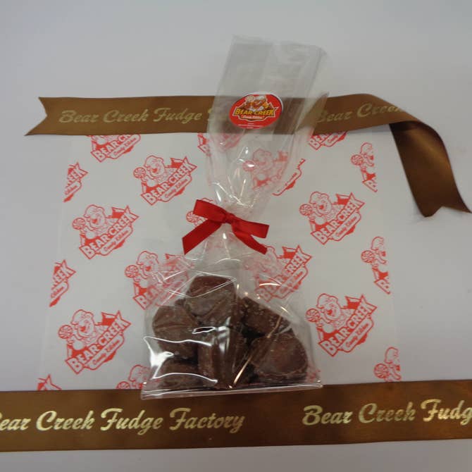 Milk Chocolate Sea Salt Caramels — 1 lb Bag - Bear Creek Candy Kitchen