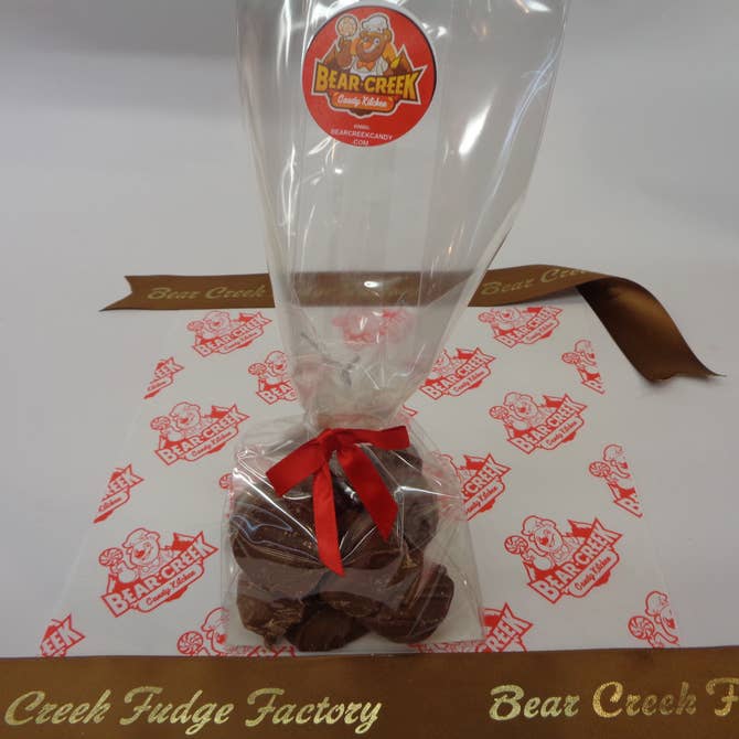 Milk Chocolate Vanilla Caramels — 1 lb Bag - Bear Creek Candy Kitchen