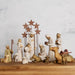 Willow Tree® Nativity Starter Figures plus The Three Wisemen and Metal Stars, 14-piece Set