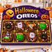 Halloween Hand Decorated Monster Head Oreos Box of 8 in a candy kitchen setting