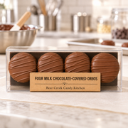 Four Milk Chocolate-Covered Oreos