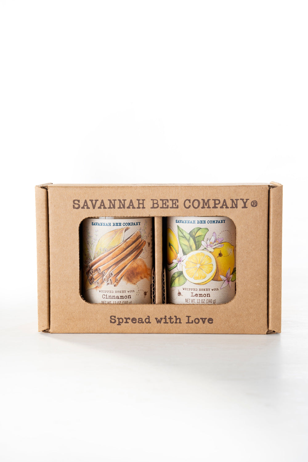 Cinnamon and Lemon 12oz Whipped Honey Gift Set