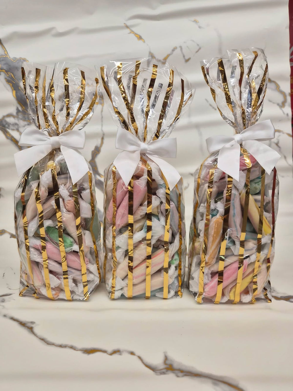 Southern Taffy Different Flavors in a 3 bags, 1 pound each - Bear Creek Candy Kitchen