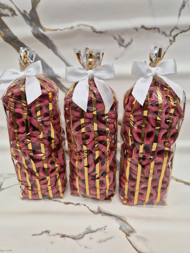 Strawberry Mini Pretzels 3 Bags of 1 Pound Each - Bear Creek Candy Kitchen
