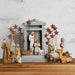 Willow Tree® Nativity Deluxe plus Metal Stars and Zampognaro, 17-piece Set