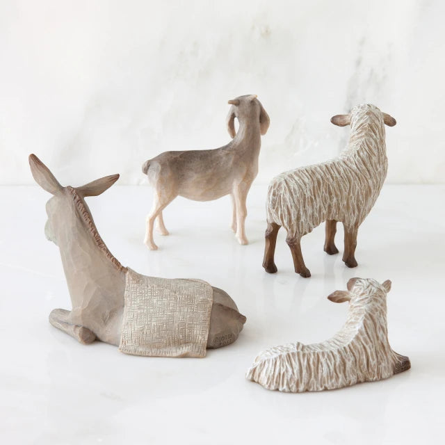 Willow Tree® Sheltering Animals for The Holy Family — alternate view