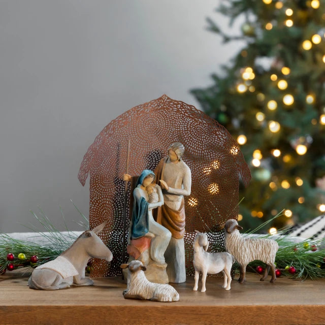 Willow Tree® The Holy Family Complete Small-scale 6-piece Nativity Set — alternate view