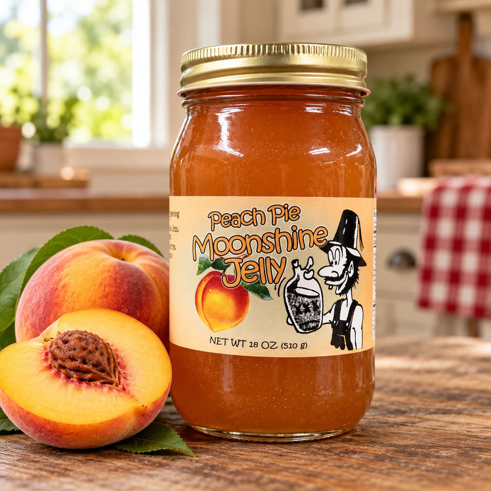 Peach Pie Moonshine Jelly