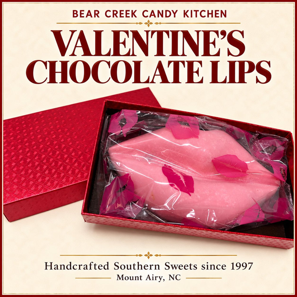 VALENTINE'S CHOCOLATE LIPS — gift box — Bear Creek Candy Kitchen gallery graphic