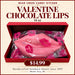 Valentines Lips in Pure Chocolate 14oz — Bear Creek Candy Kitchen product graphic; original product and packaging preserved