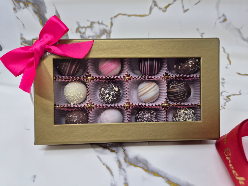 Valentines Mini Truffles Box of 12 - Bear Creek Candy Kitchen