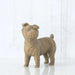 Willow Tree® Small golden/grey dog figurine standing up