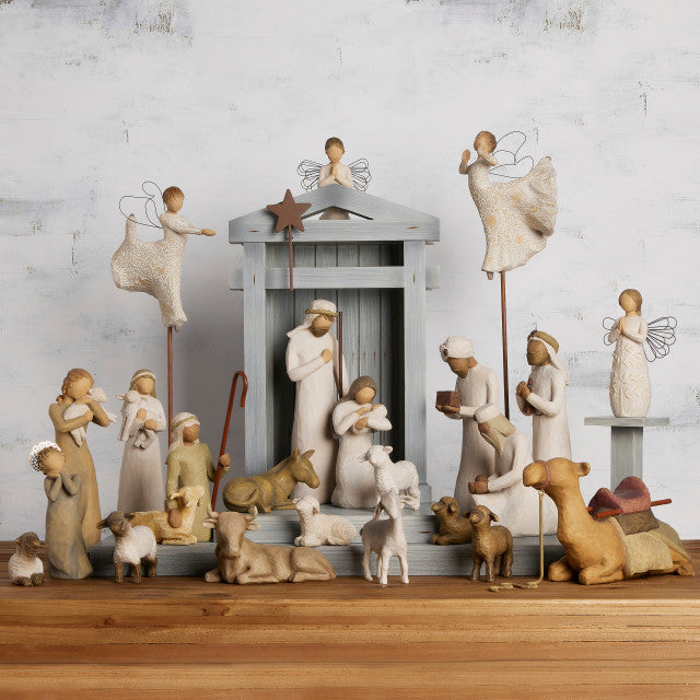 Willow Tree® Nativity Premier plus Elevated Angels, 25-piece Set